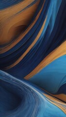 Abstract blue flowing lines background