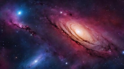 Fototapeta premium Space galaxy background