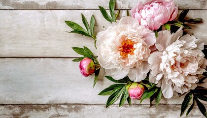 peoney flowers background image, 16:9 widescreen wallpaper