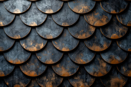 Art Deco Inspired Wallpaper, Elegant Geometric Wallpaper Design, Gold Accents