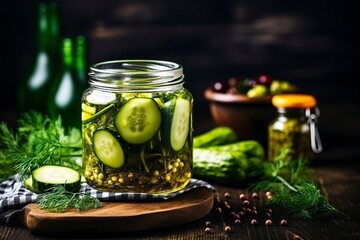  Ingredients for pickled or marinated cucumber