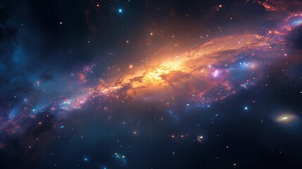 Space galaxy and stars