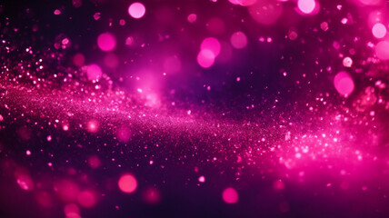 pink glow particle abstract bokeh background
