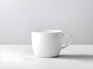 Obraz premium white cup on the table