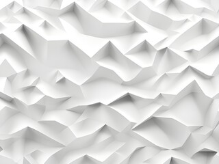 abstract background of white geometric triangles. 3d illustration.