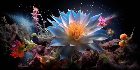 Fototapeta na wymiar Transcendent Fusion flower