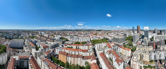 Lyon City Skyline - France