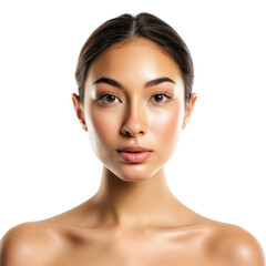 Fototapeta premium beauty female model in transparent background