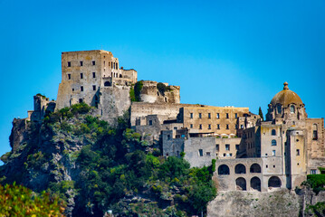 Fototapeta na wymiar Aragonese Castle of Ischia - Italy