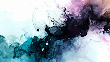 Background that marries digital ink art with abstract creativity