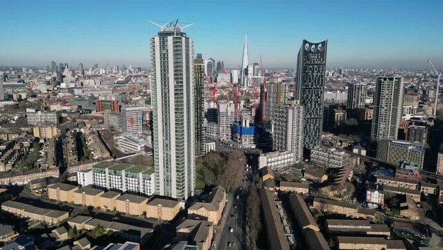 Aerial View of Elephant and Castle, London