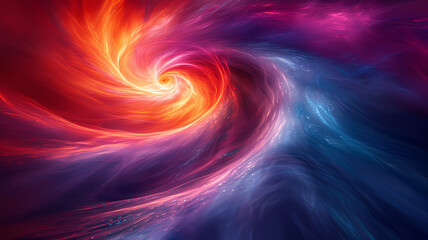 Digital abstract background illustrating the fluidity of kinetic motion art