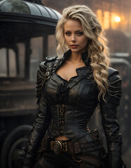 Fototapeta premium Ukrainian blonde Model