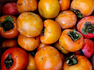 Fresh persimmons