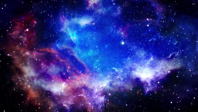 colorful starry cosmos galaxy space background