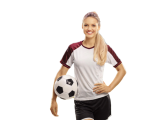 females football player, PNG 