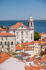 Fototapeta premium Beautiful views and architecture in Lisbon's old city.