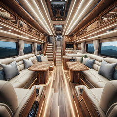 Obraz premium Large RVs of the future