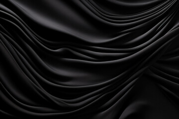 Fototapeta premium Black Luxury Fabric Background Texture