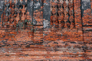 red brick wall