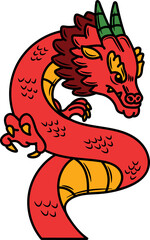 Chinese Dragon Illustration