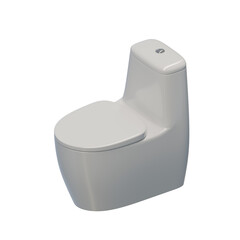 Toilet 3D Design  Element
