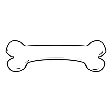 recommend clip art: dog bone illustration outline vector