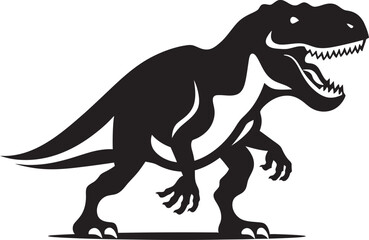 Majestic T-Rex Silhouette: A Striking Vector Logo Design
