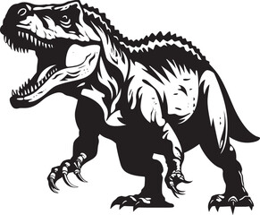 Timeless Tyrant: T-Rex Vector Logo for Lasting Impressions