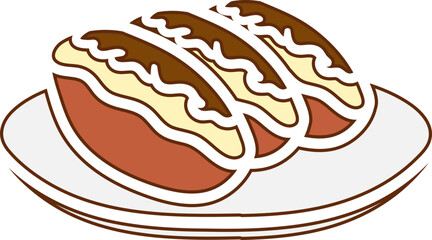 Martabak Manis Indonesian Food Doodle