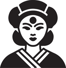 geisha, icon