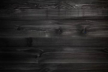 Foto op Canvas Old wood texture. Floor surface. Dark wood background.  © Gallery BD