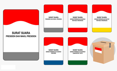 Indonesia Election Day concept. 