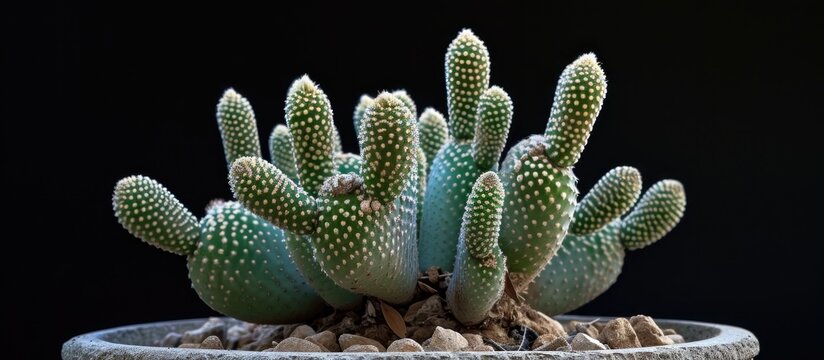 Brown-stemmed tiny cactus, Frailea castanea.