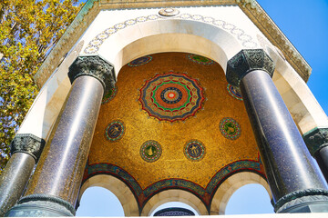 German Fountain is a gazebo styled fountain in the hippodrome constructed to commemorate the 2nd ...