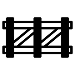 Obraz premium Fence icon