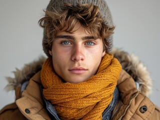 Winter Style Young Man