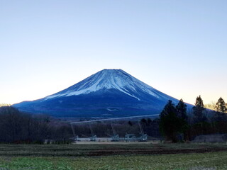 Fototapeta premium 朝の富士山