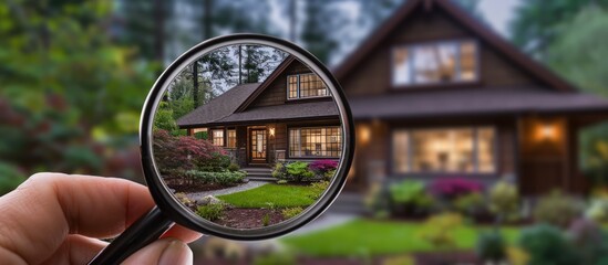 Home inspection for real estate appraisal. - obrazy, fototapety, plakaty