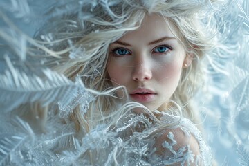 A woman ice princess