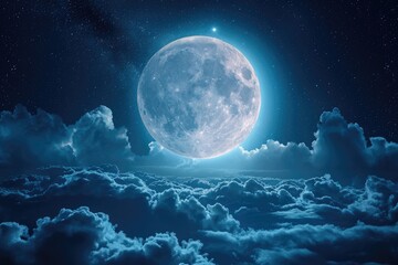 Obraz na płótnie Canvas majestic moonlight
