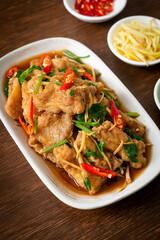 Stir Fried Fish with Chinese Celery