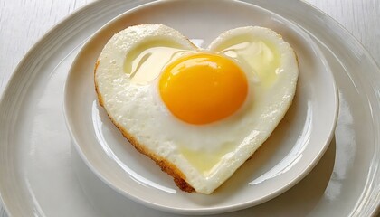 Heart-shaped Egg Background