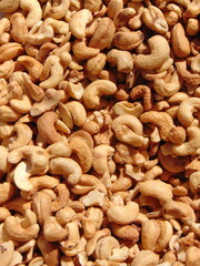 close up of cashews