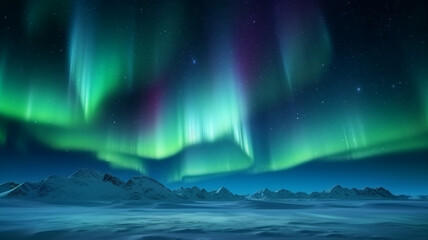 Fototapeta na wymiar Northern Lights