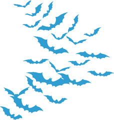 Obraz premium コウモリの群れ（swarm of bats）(eps)