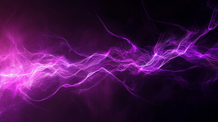 Electric Purple and Black banner background. PowerPoint and Business background.