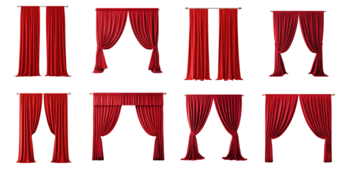 set collection curtain Artificial Intelligence Generative