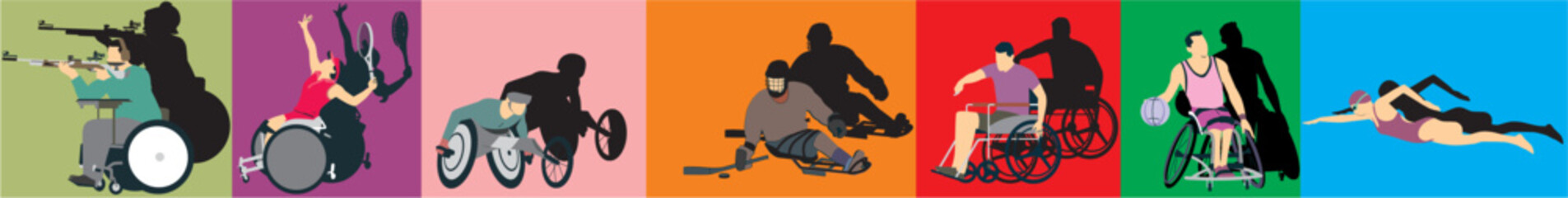 Fototapeta premium para sport set