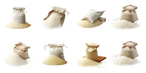 set collection sacks of rice Artificial Intelligence Generative